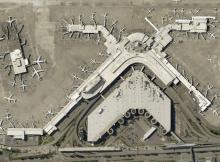 Sea-Tac Airport aerial shot