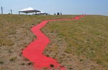Red Sands art installation at Sea-Tac Airport