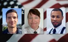 Photos of Joseph Contreras, Elizabeth Ortiz, and Terry Smith