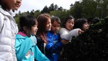Students from Southern Heights Elementary School discover animals at Seahurst Beach.