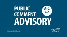 Public Comment Advisory