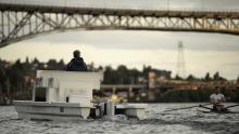 Rowers on Lake Union