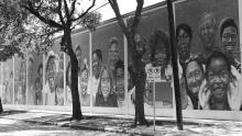 Diversity mural in Houston