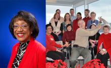 Debbie Harrison and Co-workers Pose for Group Photo
