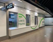 SEA Lost and Found Signage