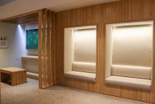 Seating in the Interfaith Prayer and Meditation Room