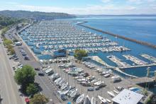 Dry moorage at Shilshole 