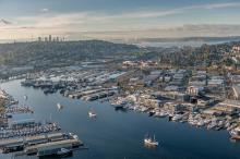 Fishermen's Terminal aerial