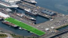 Terminal 91 Berth 6 and 8 identified with green rectangle
