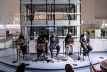 The panels speaking about travel trends