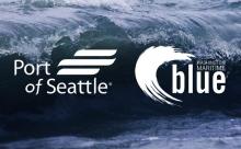 Port and Maritime Blue