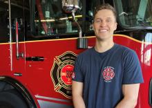 Firefighter Rob Groeshell