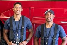 Firefighters Kirk and Stark