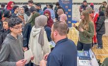 Port Representatives at a Career Fair