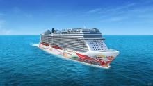 Norwegian Joy Ship at sea