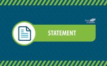 Graphic labeled "statement"